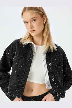 Koton Classic Collar Pocket Detailed Buttoned Comfortable Fit Jeans Jacket