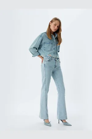 Koton Normal Waist Slim Fit Flared Buttoned Jeans - Flare Jeans