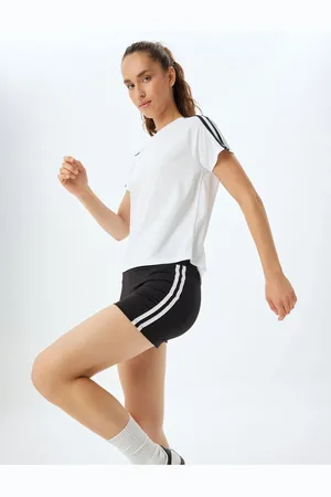 Koton Sports T-Shirt, Crew Neck, Short Sleeve, Loose Fit