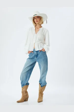 Koton Straight Long Leg Regular Waist Jeans - Longer Straight Fit Jeans