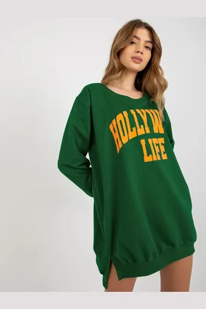 Vikki Vi Sweatshirt-VI-BL-3102.01P-green-orange