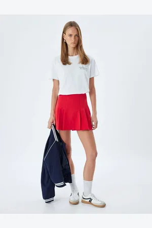 Koton Back Printed T-Shirt Short Sleeve Crew Neck Cotton