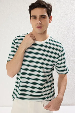 Trendyol Multicolored Regular Cut Textured T-Shirt