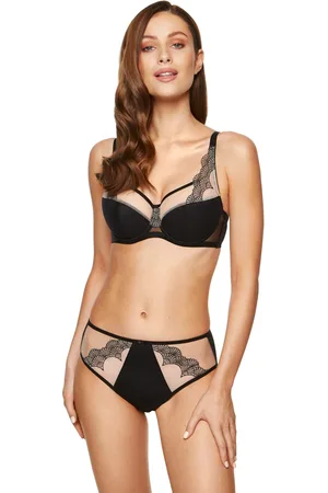 Gorteks Heidi embroidered panty black