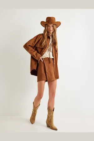 Koton Faux Suede Shirt Jacket with Flap Pocket Detail and Comfortable Fit