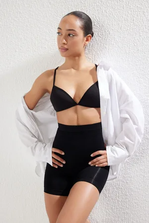 Trendyol Black Seamless Plain Corset