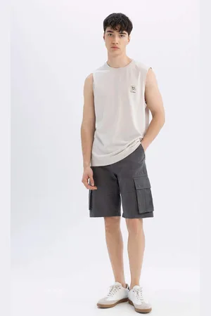 DeFacto Relax Fit Gabardine Regular Hem Bermuda