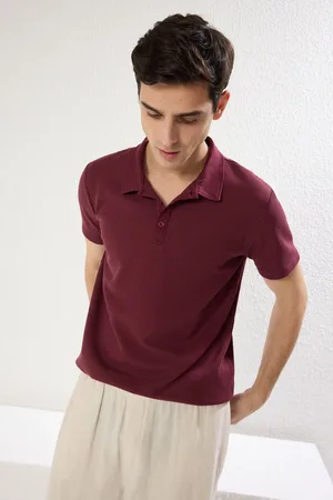 Trendyol Pánské polo triko Textured