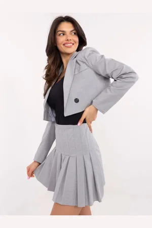 Italy Moda Skirt-DHJ-SD-8792.68-gray