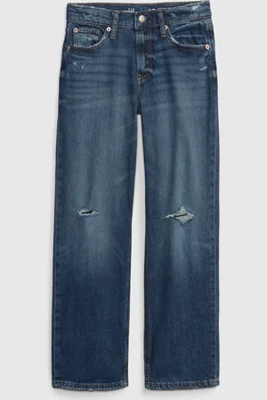 GAP Dětské Džíny Loose indigo - Holky