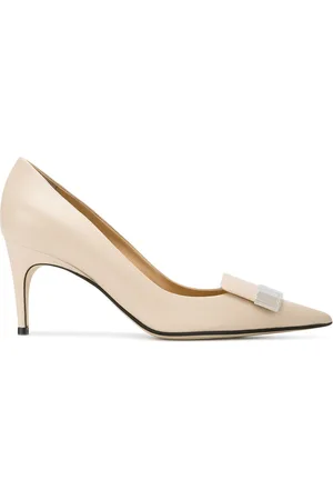 Sergio Rossi SR1 75mm leather pumps
