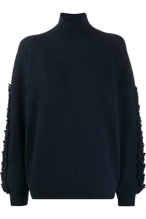 Barrie Textured sleeves detail jumper