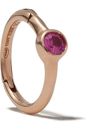 We by White Bird 18kt rose gold Justine single hoop earring