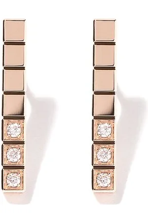 Chopard 18kt rose gold Ice Cube Pure earrings