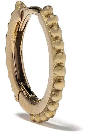 We by White Bird 18kt yellow single Clara hoop earring