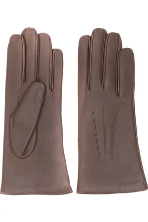 N.PEAL Short leather gloves