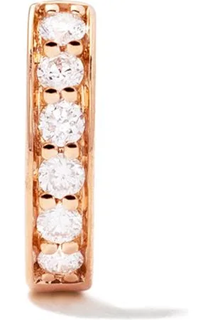 ALINKA 18kt rose IRINA diamond huggie earring