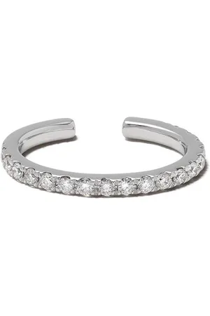 We by White Bird 18kt white gold diamond Suzanne earcuff