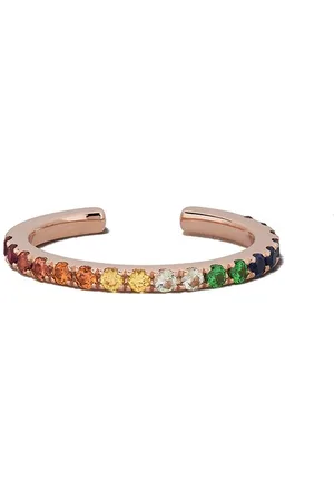 We by White Bird 18kt rose gold Suzanne rainbow earcuff