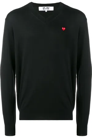 Comme des Garçons Contrast logo jumper