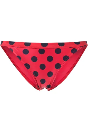 Duskii Cerise banded bikini bottoms
