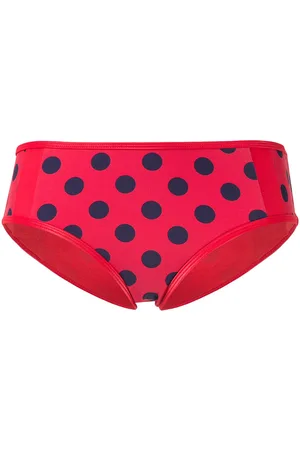 Duskii Cerise full brief bikini bottoms
