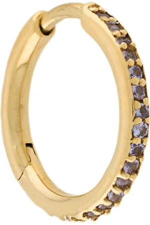 Maria Black Mica single huggie earring