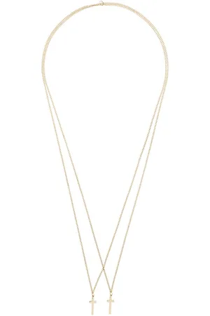 Dsquared2 Double cross pendant necklace