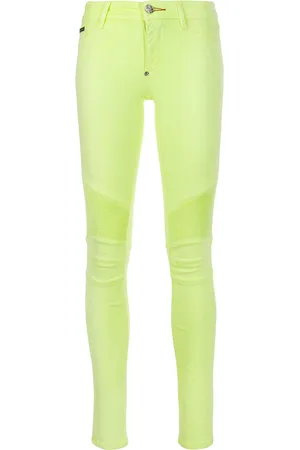 Philipp Plein Acid-wash skinny jeggings
