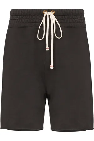 Les Tien Raw hem drawstring shorts