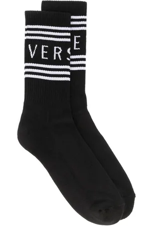 VERSACE 90s Vintage Logo socks