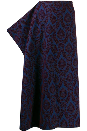 Comme des Garçons 1996 brocade midi skirt