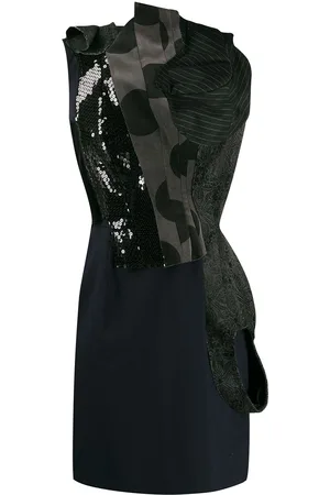 Comme des Garçons 2009 deconstructed patchwork dress