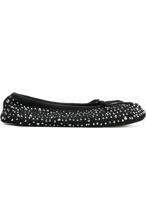 N.PEAL Jewelled slippers