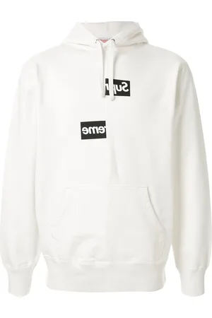 Comme des Garçons X Supreme 2018 logo hoodie