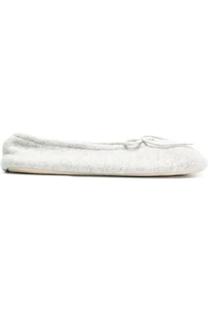 N.PEAL Bow tie slippers