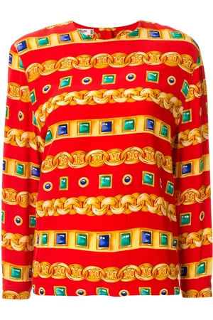 Céline Jewel print blouse