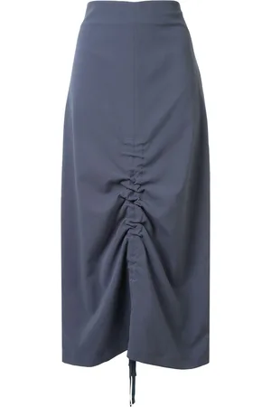 GOEN.J Ruched midi skirt