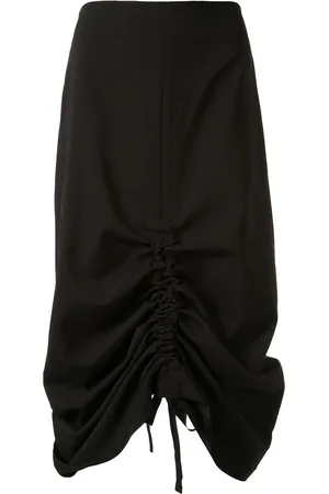GOEN.J Ruched midi skirt