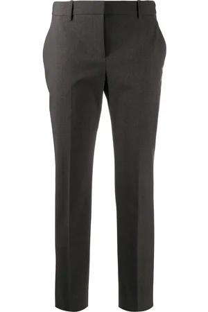 THEORY High waist tapered leg trousers