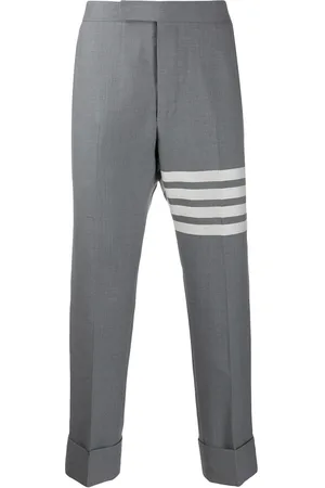 Thom Browne 4-Bar plain weave suiting trousers