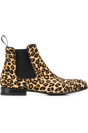 Scarosso Lexi zebra print chelsea boots