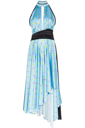 Natasha Zinko Printed halterneck dress