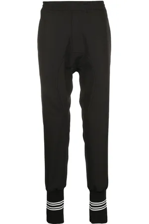 Neil Barrett Double stripe ribbed track trousers