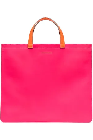 Comme des Garçons Colour-block leather tote bag