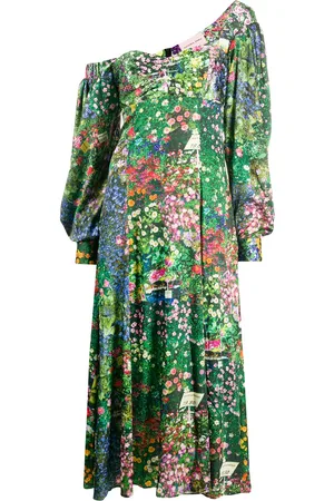 Natasha Zinko Floral-print asymmetric dress