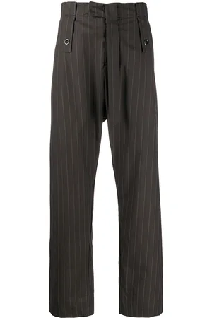 CRAIG GREEN Striped straight-leg trousers
