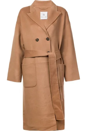 ANINE BING Dylan belted double-breasted coat