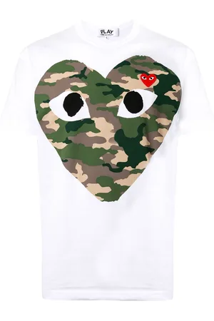 Comme des Garçons Camouflage-print cotton T-shirt