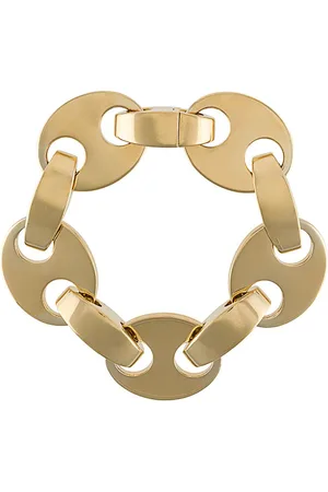 Paco rabanne Tone disc and clasp bracelet